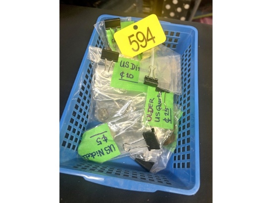 Tray of Coins