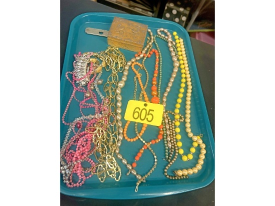 Tray of Jewelry