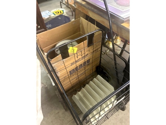 Shopping Cart & 2 Lamps