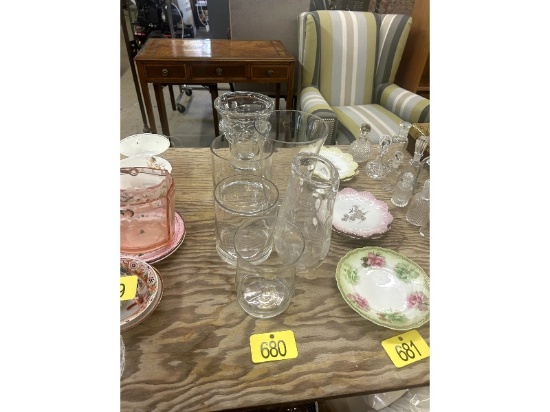 Row of Glassware