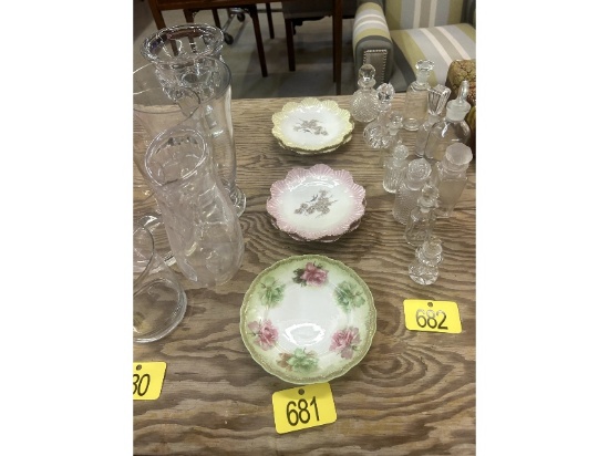 Row of Glassware