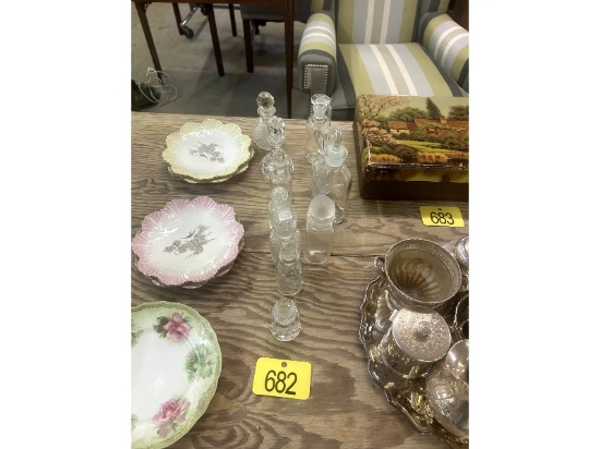 Row of Glassware