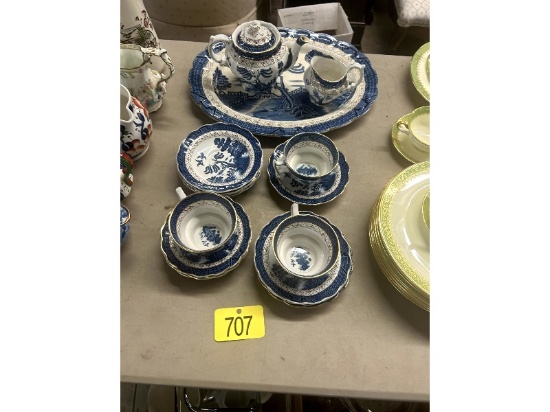 Row of Glassware