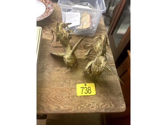 Brass Roosters
