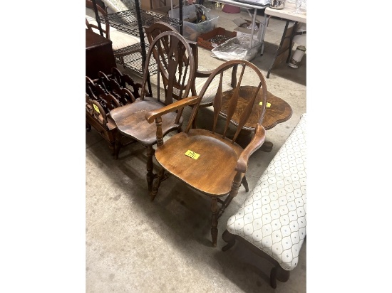 2 Hoopback Chairs