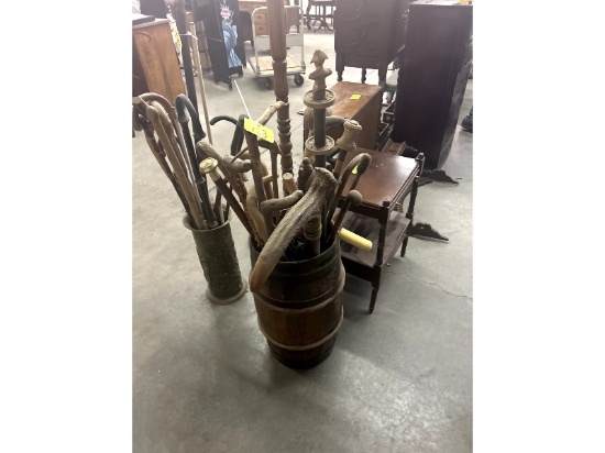Barrel of Walking Sticks