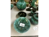 Row of Blue Mountain Pottery