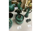 Row of Blue Mountain Pottery