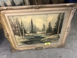 Signed Oil Painting on Hardboard
