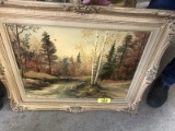Signed Oil Painting on Hardboard