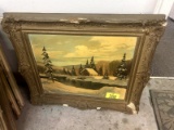 Signed Oil Painting on Hardboard