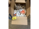 Box of Golf Balls, Etc.