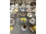 Row of Cups & Saucers