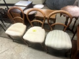 3 Hoop Back Chairs