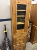 Storage Cabinet With Self Closing Drawers
