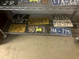 Shelf of License Plates