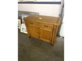 Oak Inlaid Sideboard