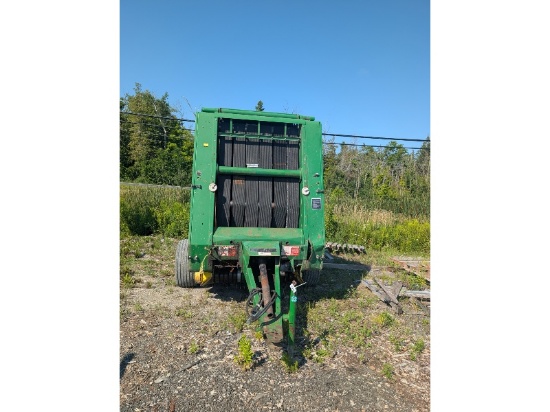 John Deere 435 Round Baler, No Monitor - Mechanical Auto Tie, Works