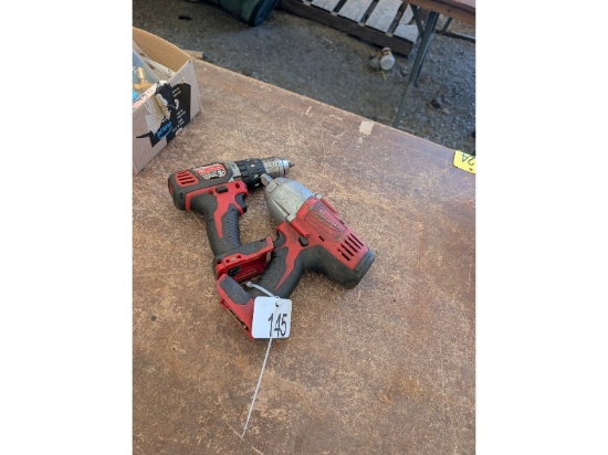 Milwaukee M18 Drill & 1/2" Impact