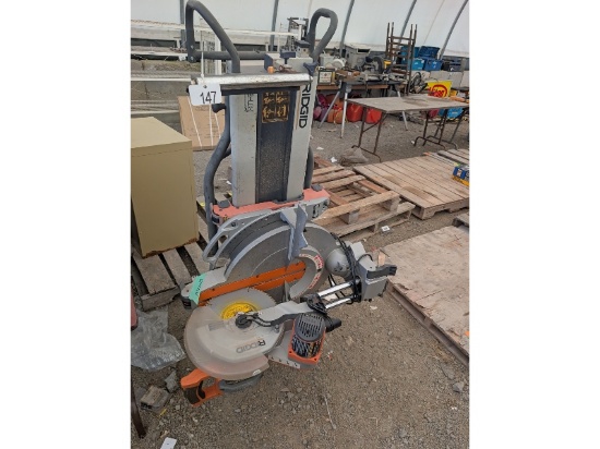 Ridgid Sliding Compound Mitre Saw With Stand