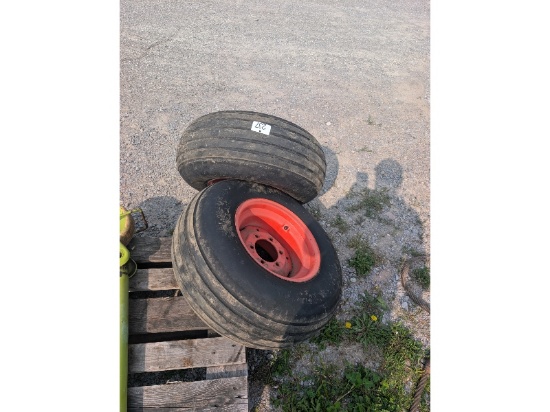 2 - 11 L 15 Tires on 6 Bolt Rims