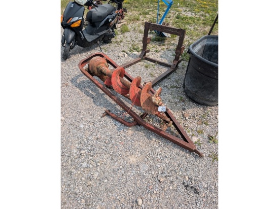 Post Hole Auger & 3PTH Fork