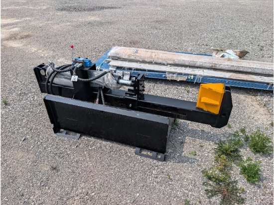 New Skid Steer Mount Hydraulic Wood Splitter
