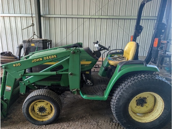 John Deere 4410 MFWD Diesel Tractor With 430 Loader