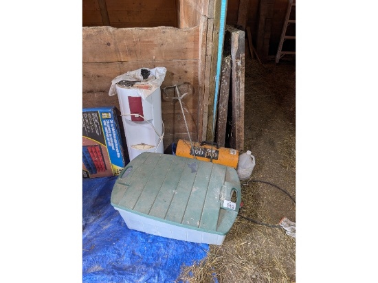 Tote, Heater, Water Cooler