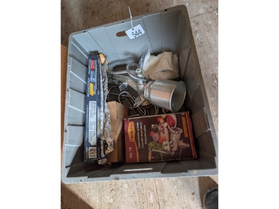 Meat Grinder, Hooks, Etc.