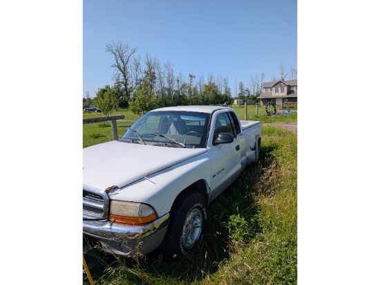 Dodge Dakota With Plow - Runs, Plow Works