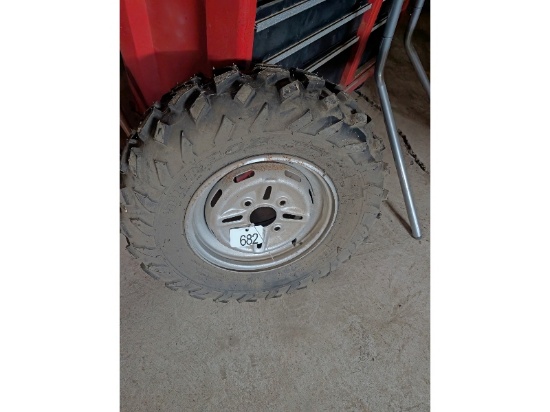 25 x 8 x 12 ATV Tire & Rim