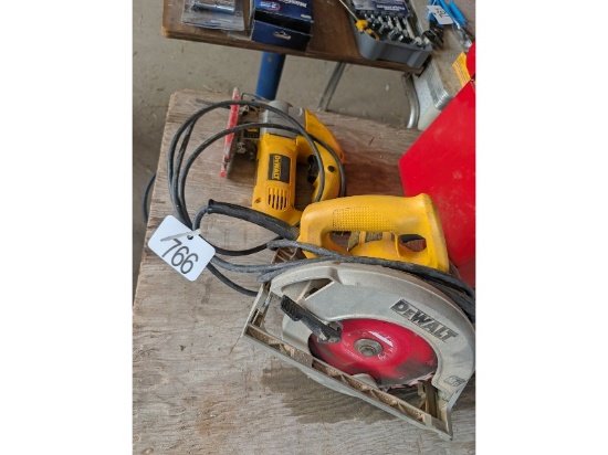 2 DeWalt Saws