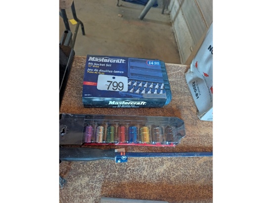 New Mastercraft Bit Socket Set, Etc.