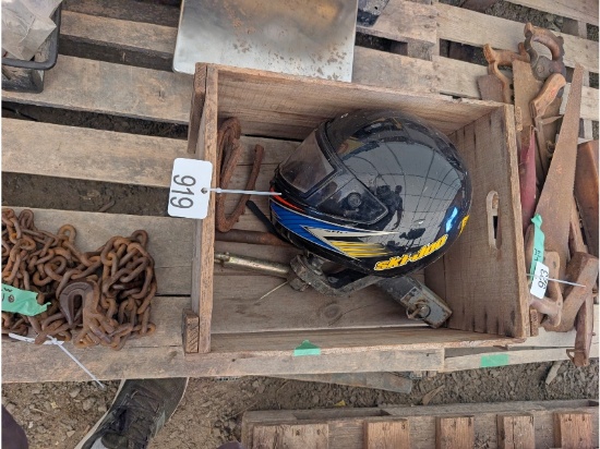 Box, Trailer Hitch, Helmet, Etc.