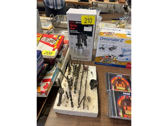 Spray Gun & Drill Bits