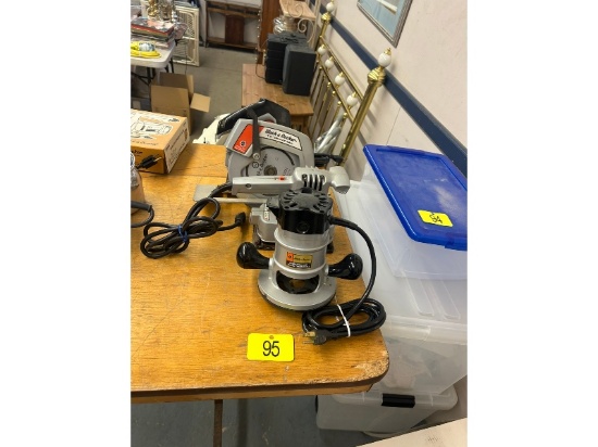 Router, Saw & Sander