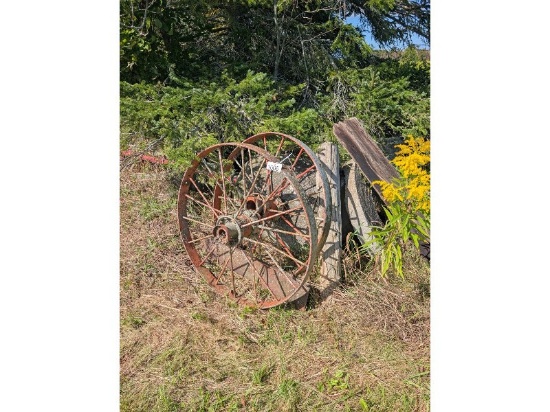 Pair of Steel Wheels
