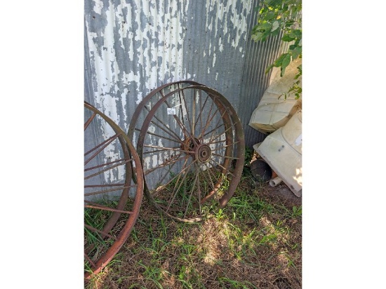 Pair of Steel Wheels