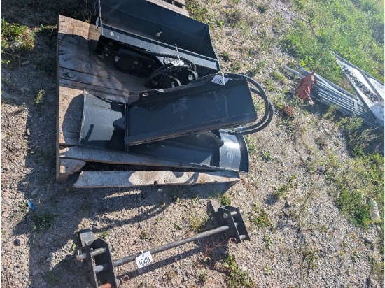Mini Skid Steer Hydraulic Angle Blade