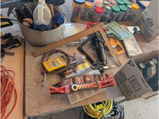 Grinder, Oil, Tape, Etc.