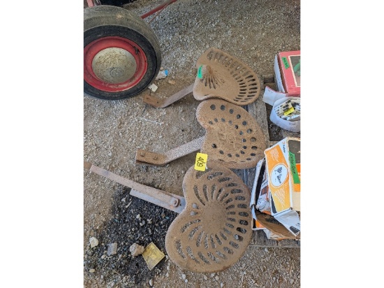 3 Cast Iron Seats