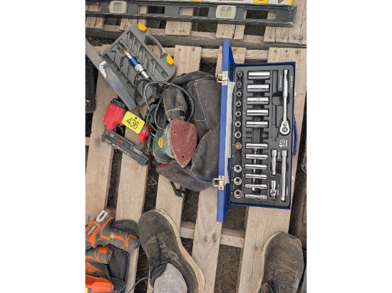 Sander, Nailer, Socket Set, Etc.