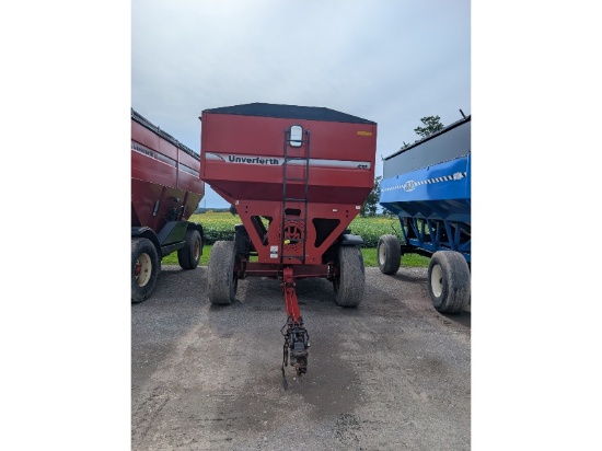 Unverferth 630bu Gravity Wagon With Tarp