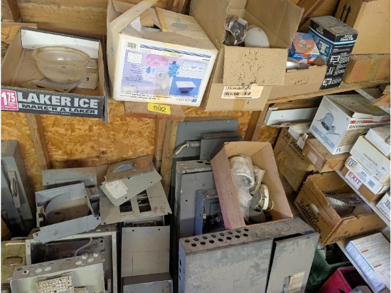 Large Assortment of Electrical Breaker Panels & Cut Out Switches