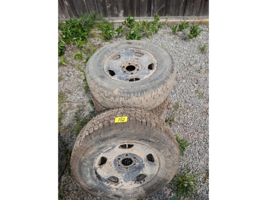 Snow Tires on 6 Bolt Rims