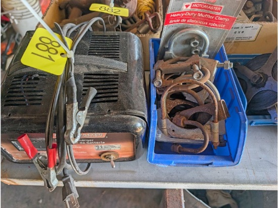Battery Charger & U Bolts