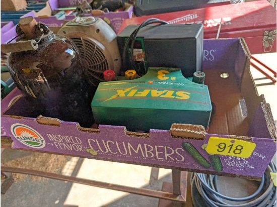 2 Electric Fencers, Etc.