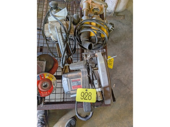 Skil Saw, Power Planer & DeWalt Router