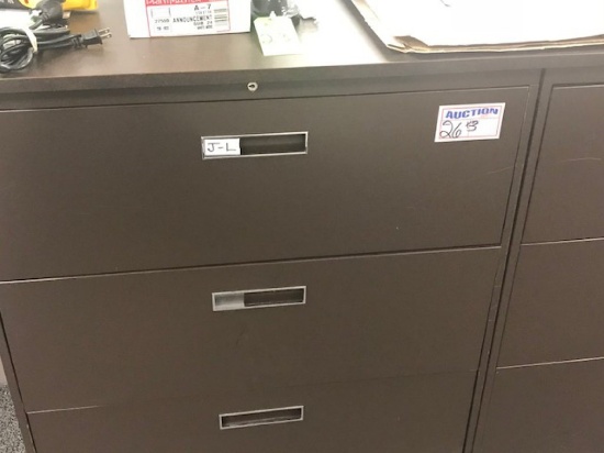 Lateral 3 drawer file cabinets